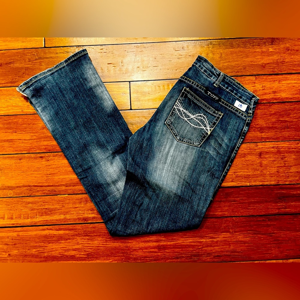 #18 Cowgirl Tuff 32x37 - Don’t Fence Me In - Bootcut Jeans